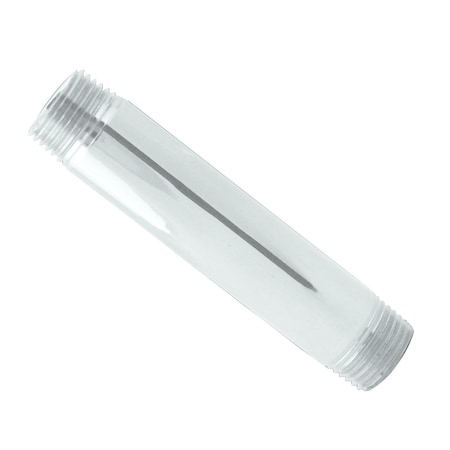 Westbrass 1/2" x 4" IPS pipe nipple in Powder Coat White D12104-50